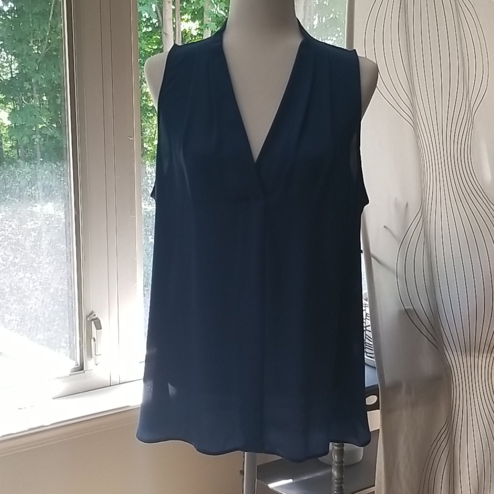 Vince Camuto V Neck Blouse